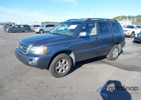 2005 Toyota Highlander V6 z USA, uszkodzony, nr VIN JTEGP21A850055862